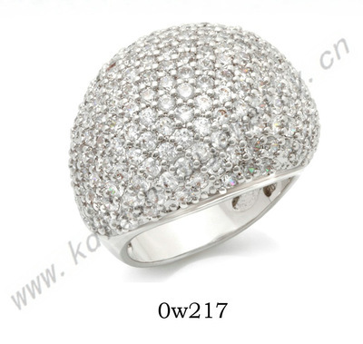 【925银 批发热销 支持订做 镀白金 蝴蝶密镶锆石戒指】价格,厂家,图片,戒指,东莞市麻涌尚东五金制品厂-