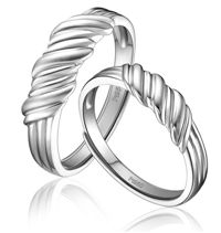 意大隆铂金情侣对戒广受热捧